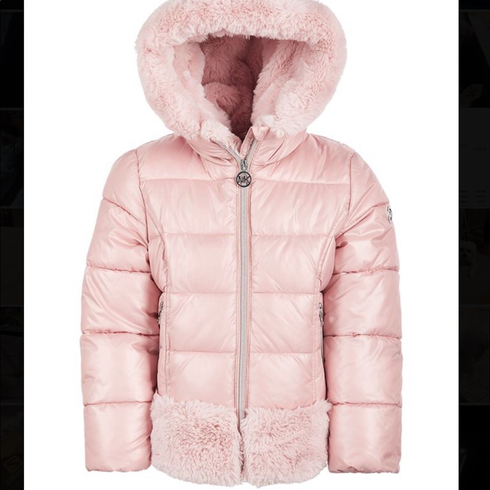 Michael Kors Pink Puffer Jacket